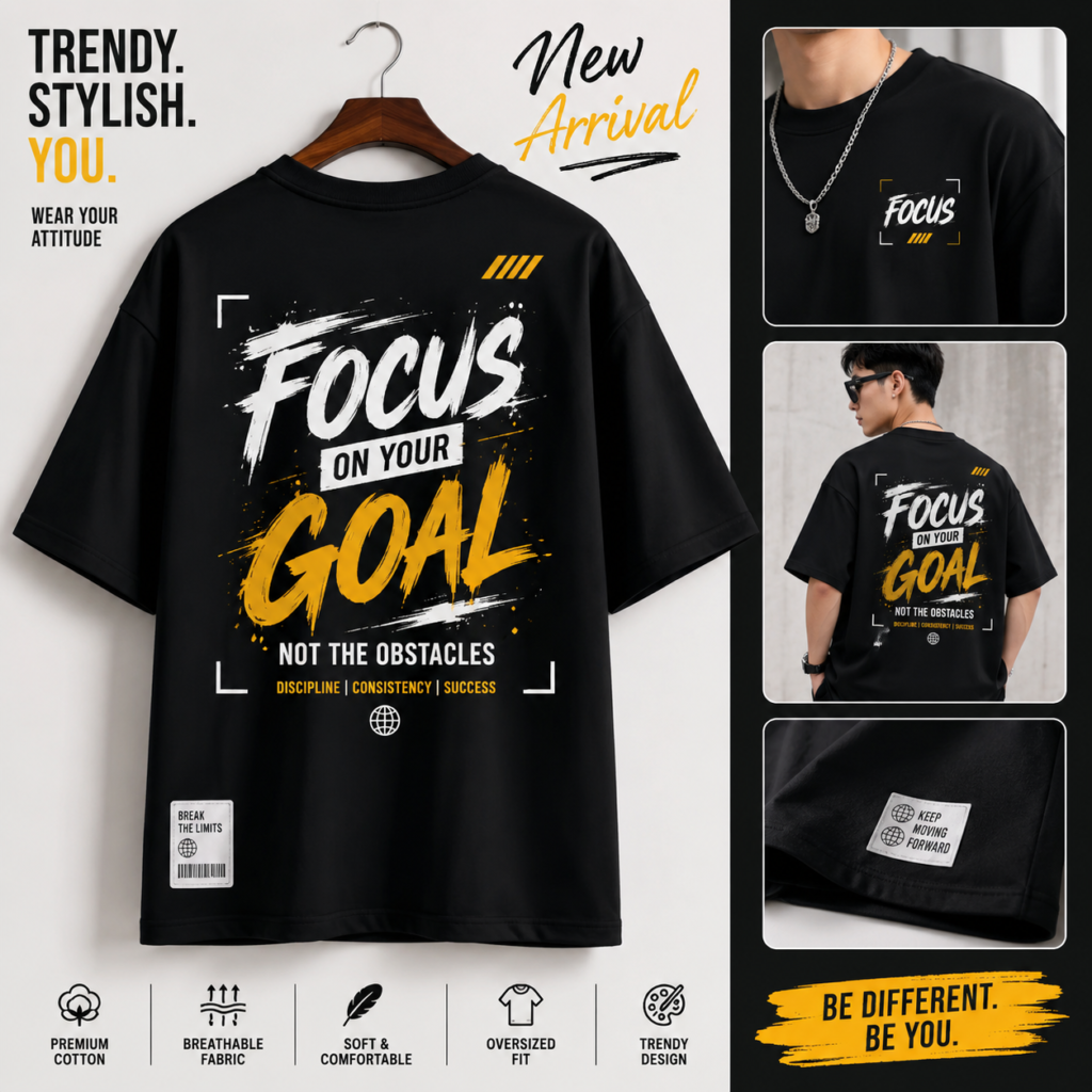 black oversized graphic t shirt for teens